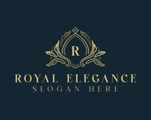 Elegant Ornament Crest logo design