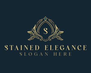 Elegant Ornament Crest logo design