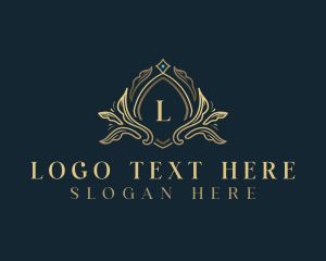 Elegant Ornament Crest Logo