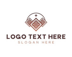 Ceramic - Flooring Tile Pattern logo design