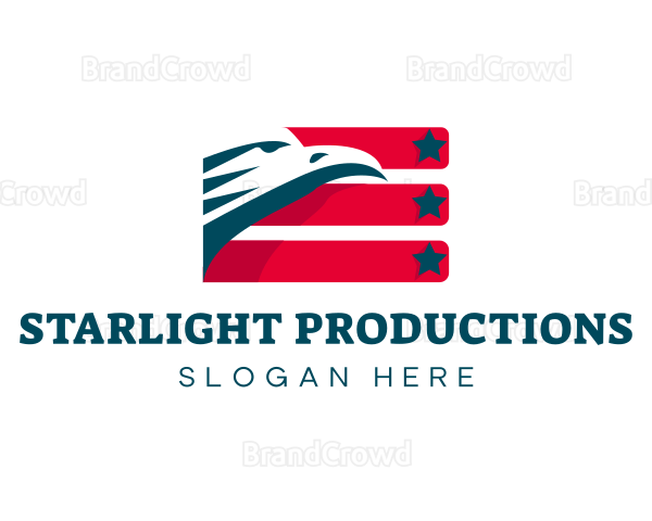 Eagle Flag Patriot Logo