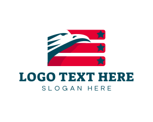 Patriotic - Eagle Flag Patriot logo design