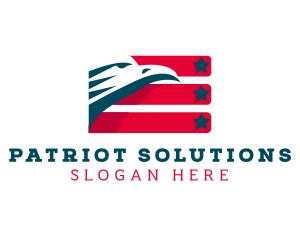 Patriot - Eagle Flag Patriot logo design