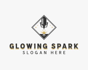 CNC Laser Fabrication logo design