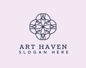 Floral Flower Pattern logo design