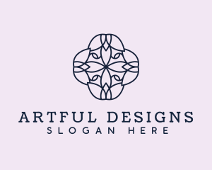 Floral Flower Pattern logo design