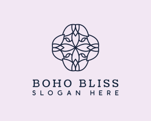 Floral Flower Pattern logo design