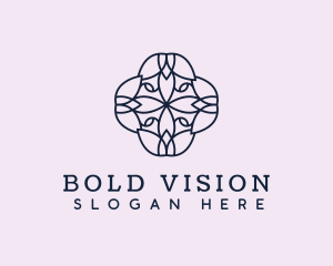 Floral Flower Pattern logo design