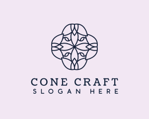 Floral Flower Pattern logo design