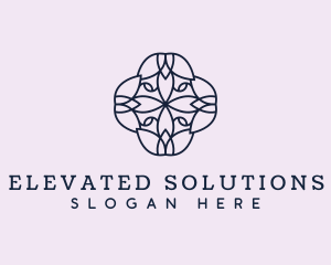 Floral Flower Pattern logo design