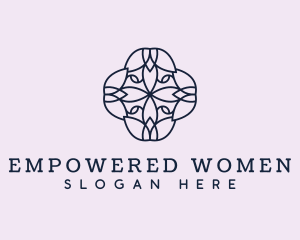 Floral Flower Pattern logo design