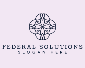 Floral Flower Pattern logo design