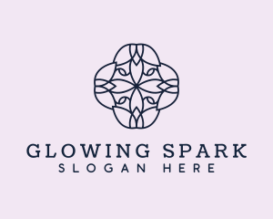 Floral Flower Pattern logo design