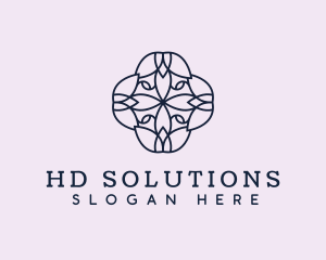 Floral Flower Pattern logo design