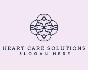 Floral Flower Pattern logo design