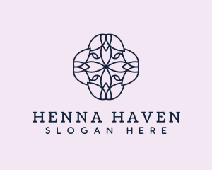 Floral Flower Pattern logo design