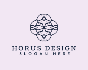 Floral Flower Pattern logo design