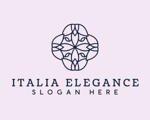 Floral Flower Pattern logo design