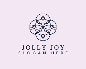 Floral Flower Pattern logo design