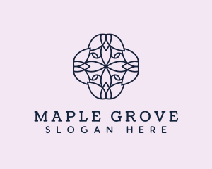 Floral Flower Pattern logo design