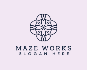 Floral Flower Pattern logo design