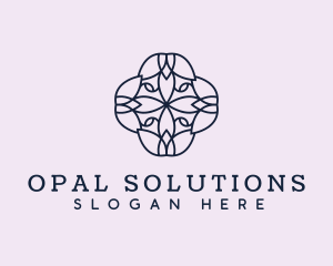 Floral Flower Pattern logo design