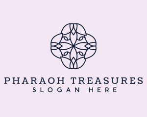 Floral Flower Pattern logo design