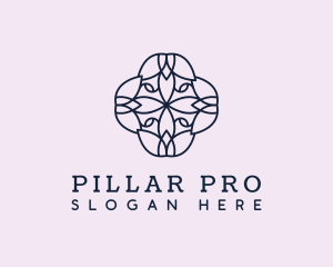 Floral Flower Pattern logo design