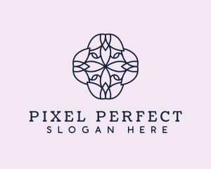 Floral Flower Pattern logo design