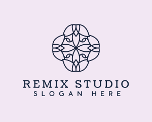 Floral Flower Pattern logo design