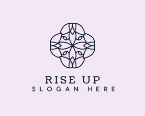 Floral Flower Pattern logo design