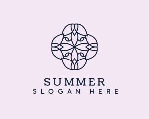 Floral Flower Pattern logo design