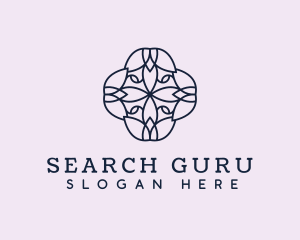 Floral Flower Pattern logo design