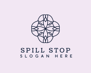 Floral Flower Pattern logo design