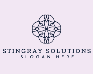 Floral Flower Pattern logo design