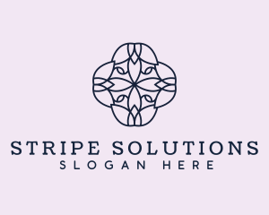 Floral Flower Pattern logo design