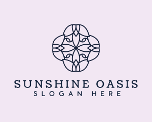 Floral Flower Pattern logo design