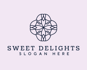 Floral Flower Pattern logo design