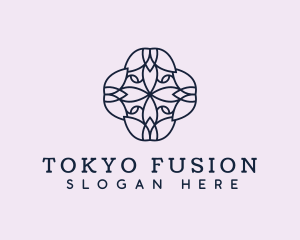 Floral Flower Pattern logo design