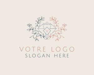 Florist - Diamond Floral Jeweler logo design