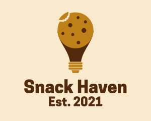 Snack Bar - Choco Chip Cookie Idea logo design