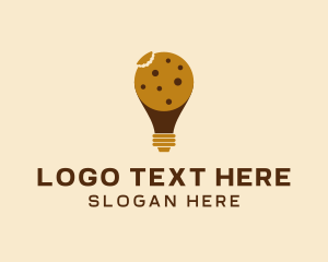 Snack Bar - Choco Chip Cookie Idea logo design