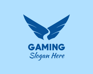 Pigeon - Blue River Wings logo design