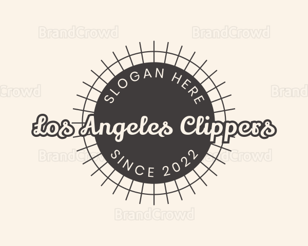 Hipster Script Company Logo