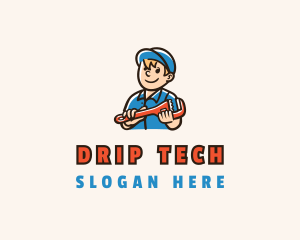 Plumber Maintenance Contractor logo design