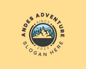 Forest Mountain Adventure logo design