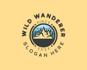 Forest Mountain Adventure logo design