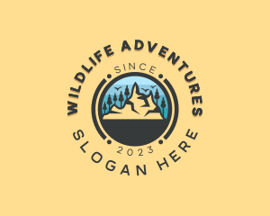 Forest Mountain Adventure logo design