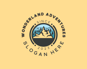 Forest Mountain Adventure logo design