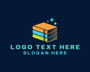 School - Colorful Creative Book logo design